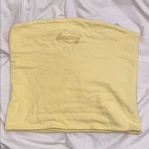 Brandy Melville yellow tube top